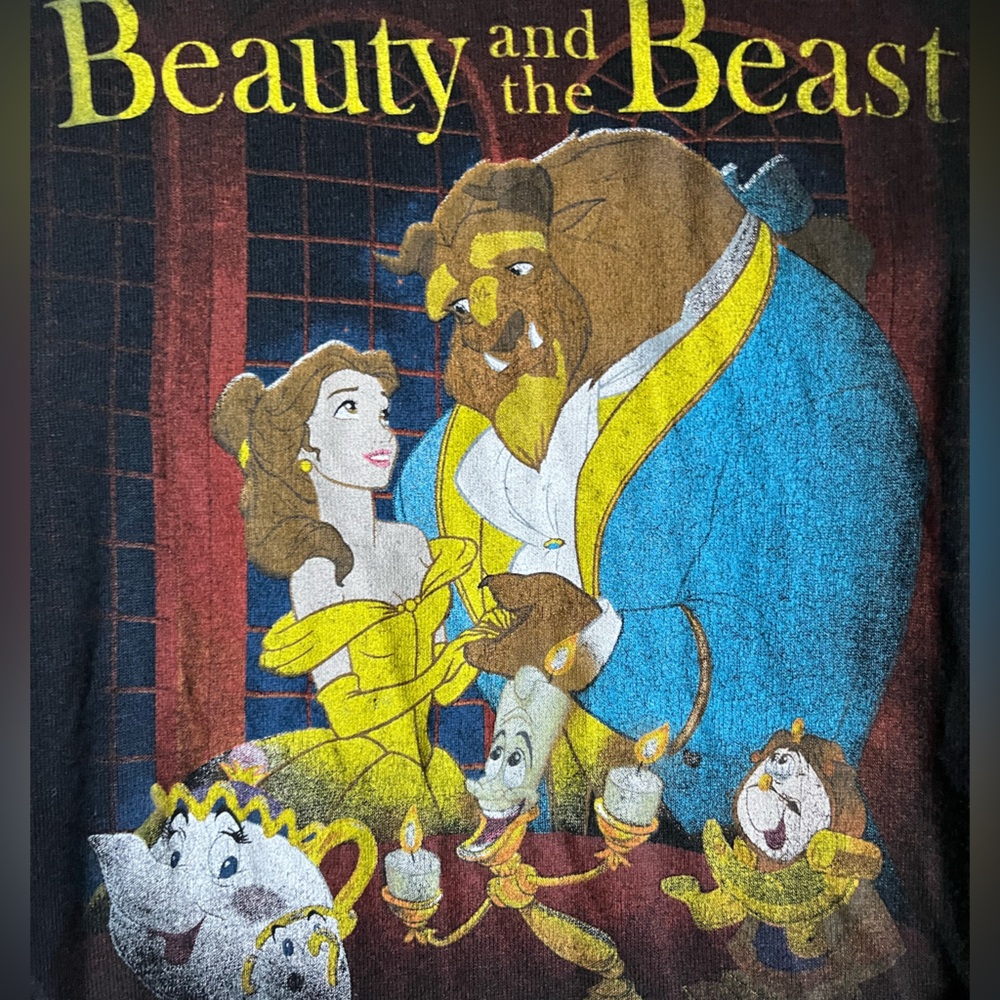 Disney Beauty And The Beast Long Sleeve - image 2